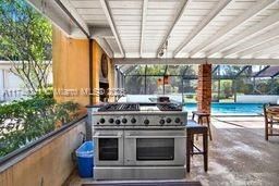 Outside kitchen by the pool