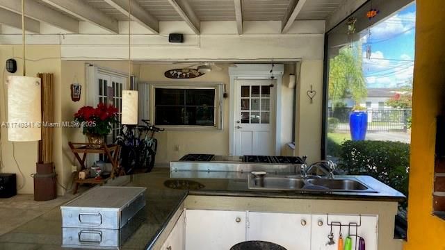 Outside kitchen by the pool