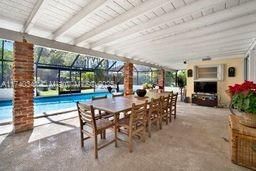 Dining area by the pool