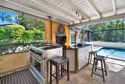 Outside kitchen by the pool