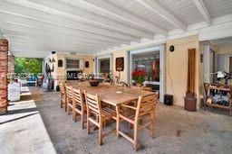 Dining area by the pool