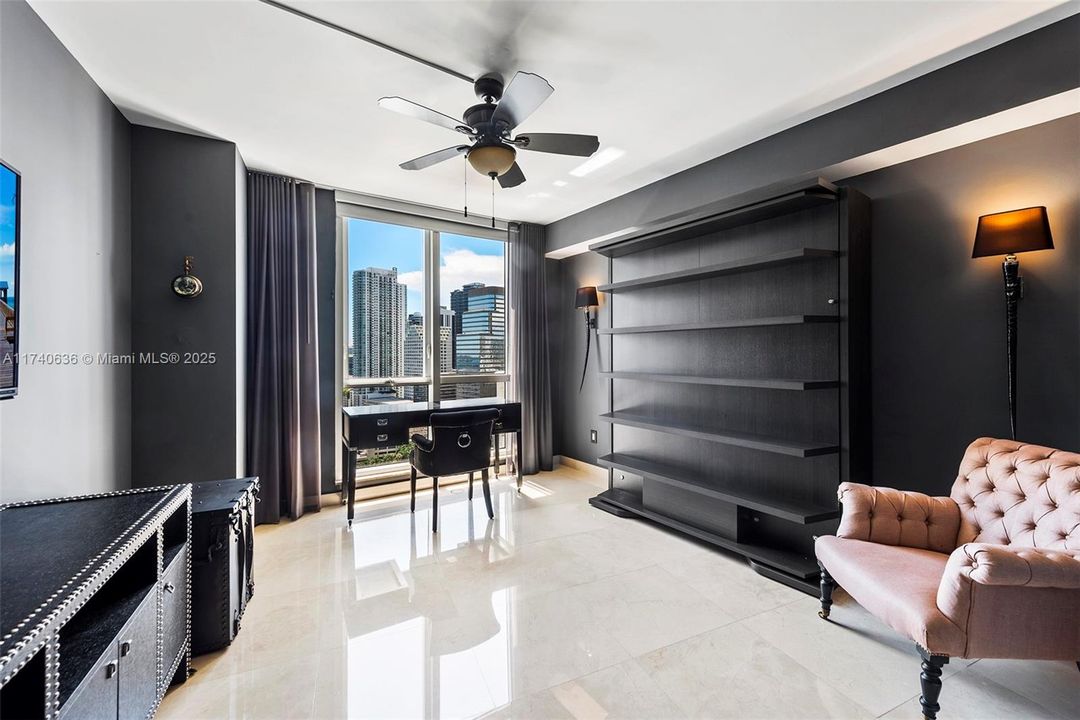 Bedroom with Built in Murphy Bed