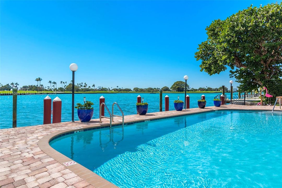 Bayside heated pool with views more glorious than most luxury resorts...