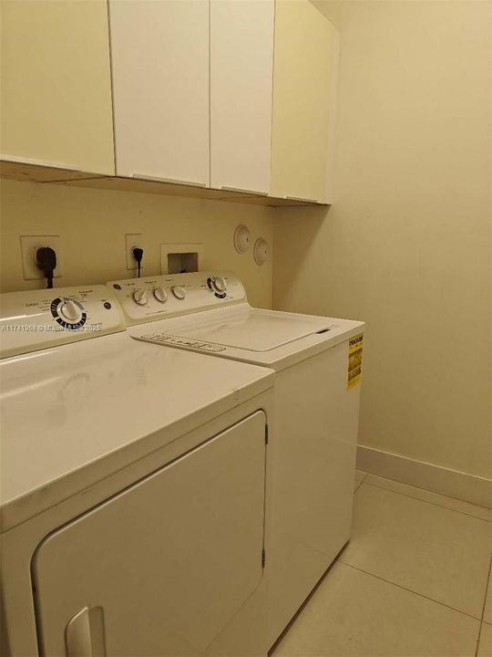 Washer and Dryer In the Unit