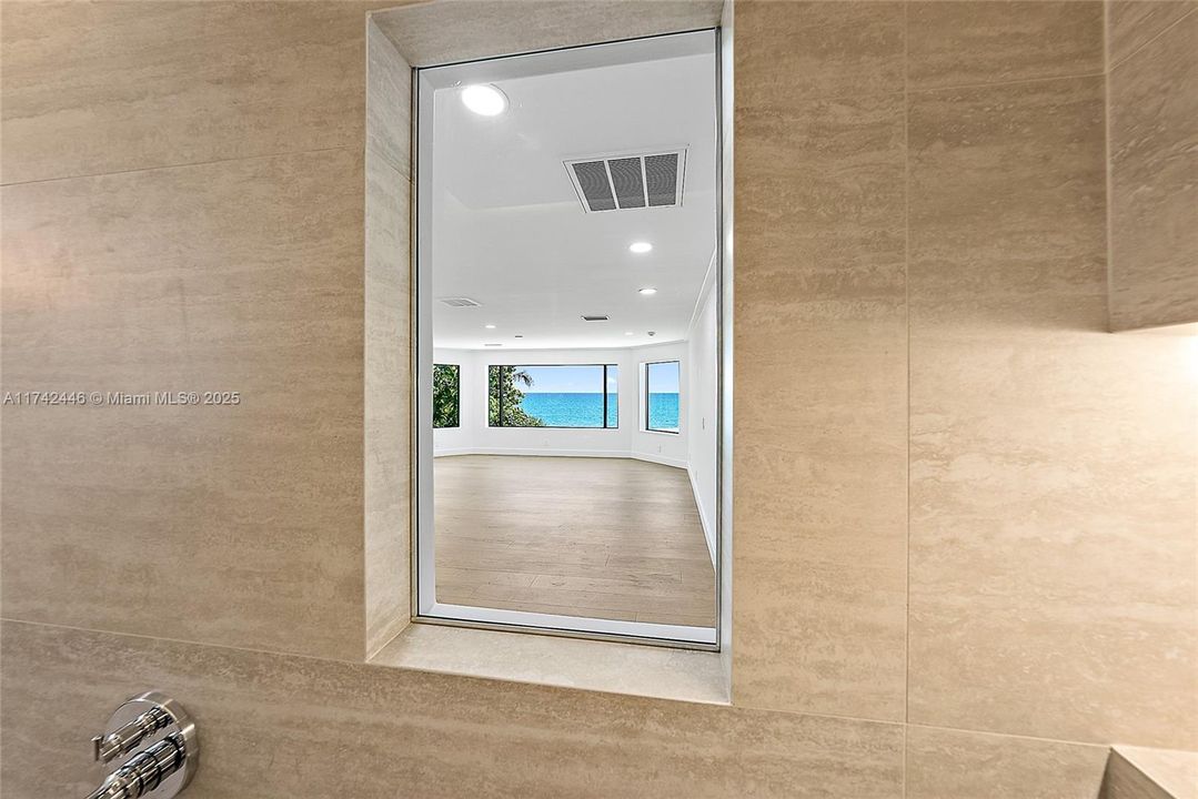 Ocean View from Shower