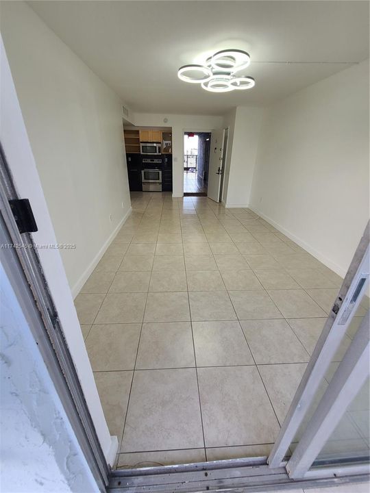 Living room from the balcony