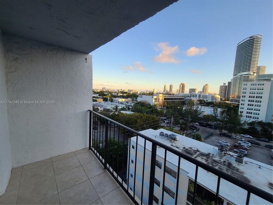 deeeep balcony with unobstructed views of SoFi
