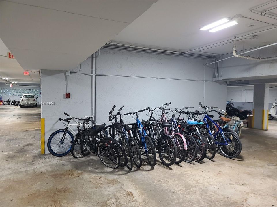 Store your bike on the 2nd level of the garage