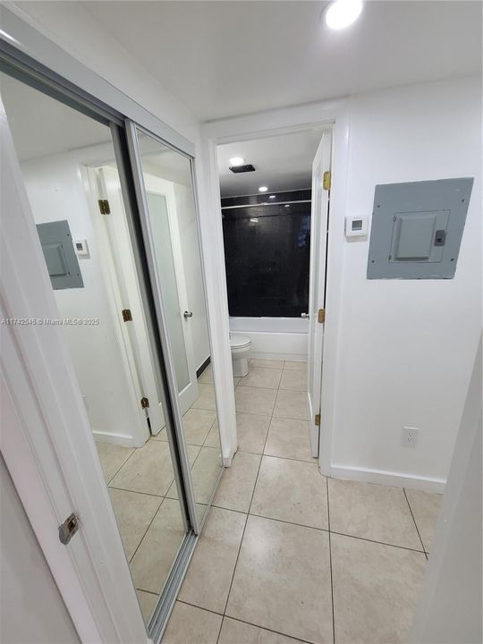 Hallway to Bedroom & Bathroom