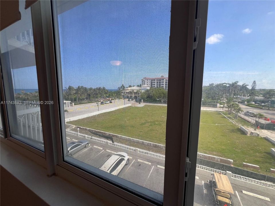 Ocean View from Bedroom Window- looking South- SouthEast