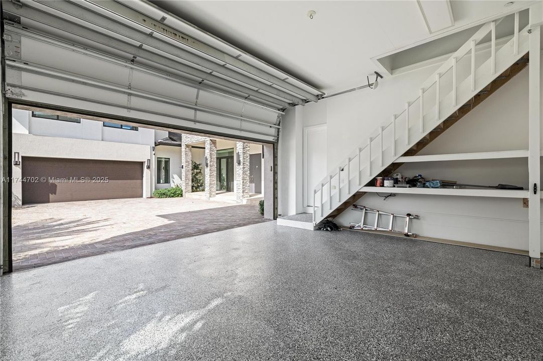 private staircase to bonus room