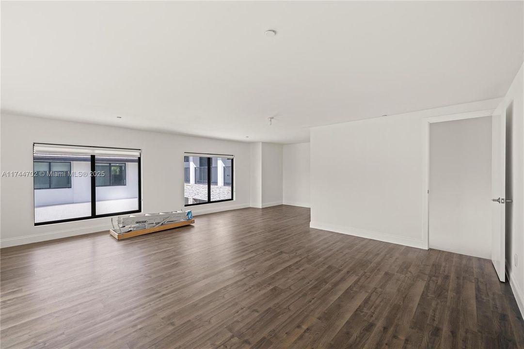 Bonus room above the East Garage