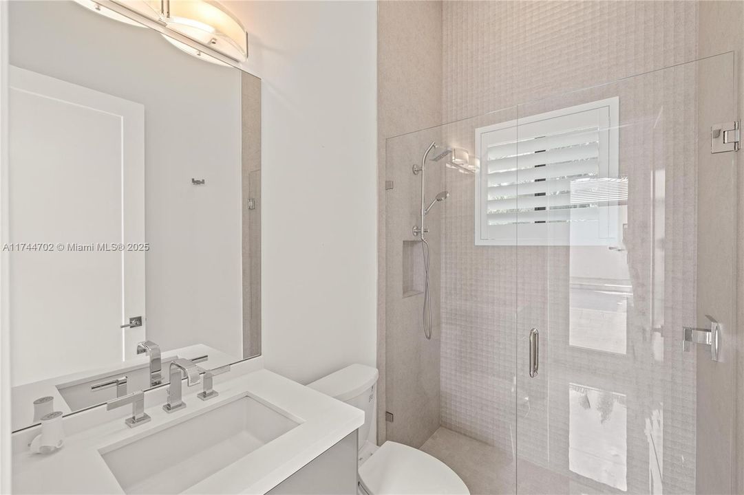 Guest bathroom #1 & cabana bath off the kitchen area.