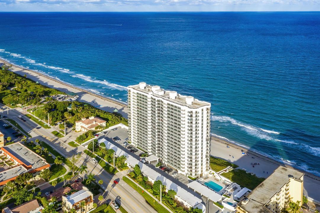 Marbella Aerial Ocean and building