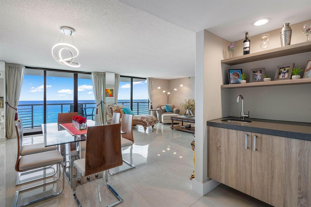 Front Entry and Wet Bar