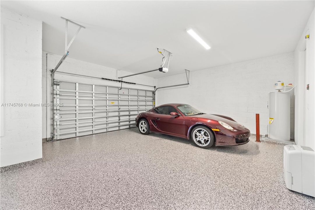 2 car garage epoxy flooring