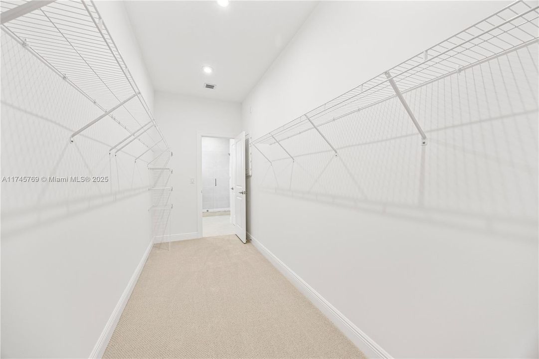 Large walking closet