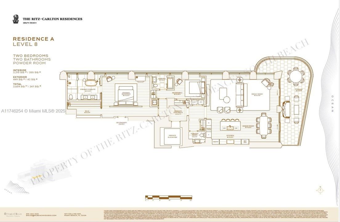 合同活跃: $8,750,000 (2 贝兹, 2 浴室, 2210 平方英尺)