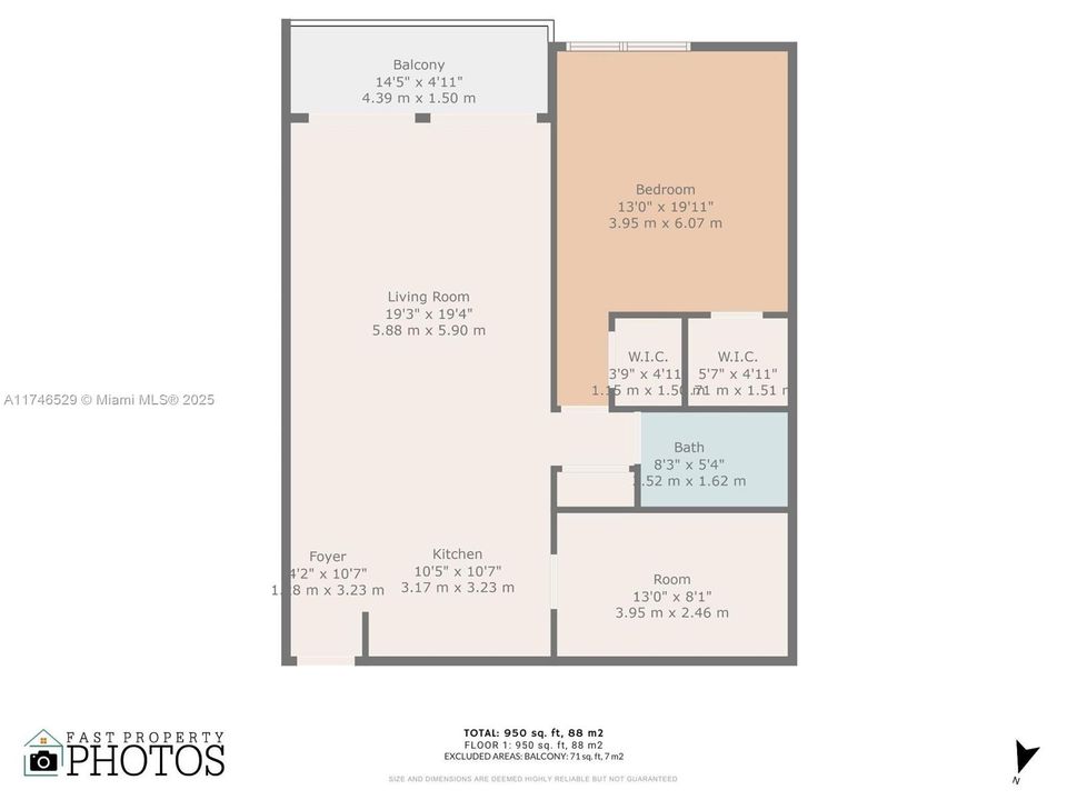 最近售出: $373,000 (2 贝兹, 1 浴室, 950 平方英尺)