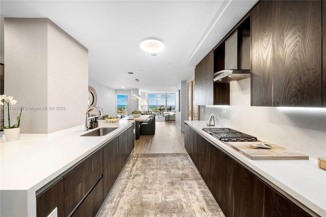 Italian Cabinets, Sub-Zero & Wolf Appliances, Including Gas Cooktop