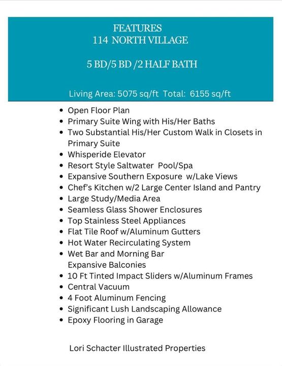 FEATURES 114 N VILLAGE