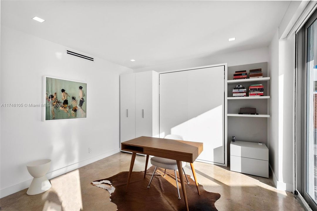 Bedroom with Cleo Wall Bed & access to Terrace