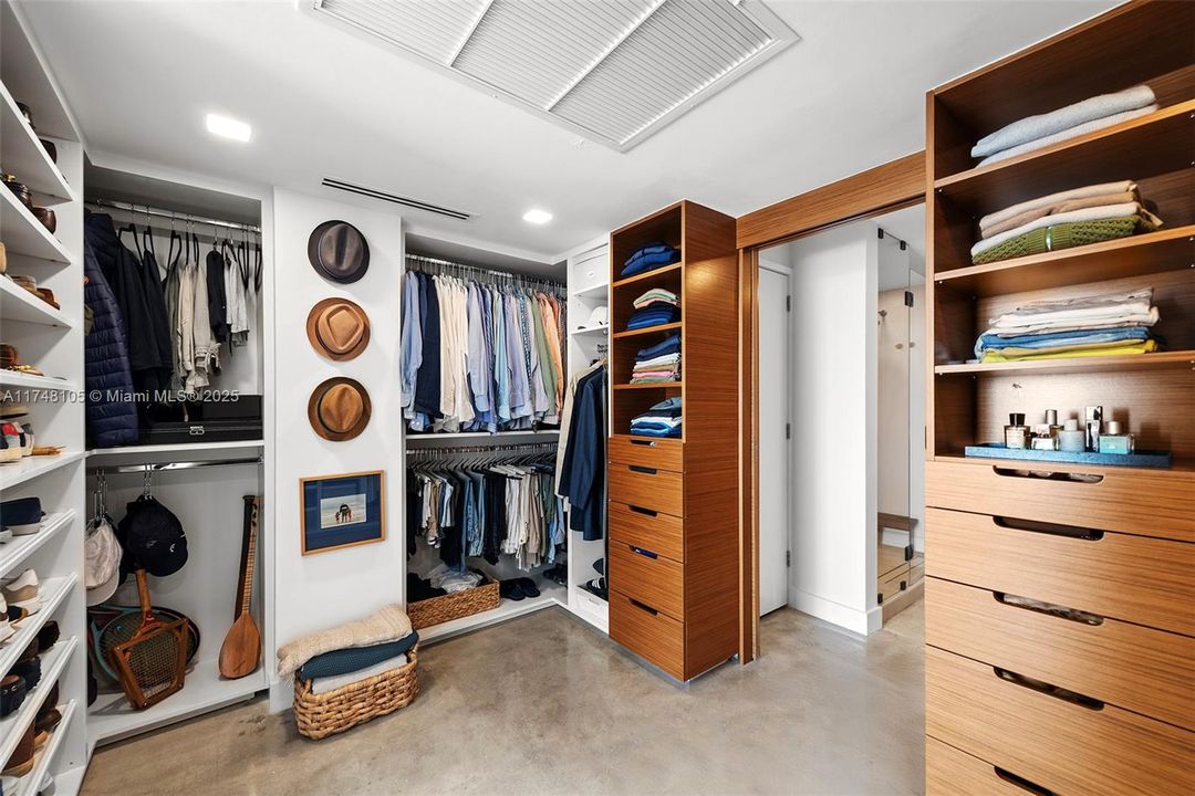 Primary Walk-In Closet
