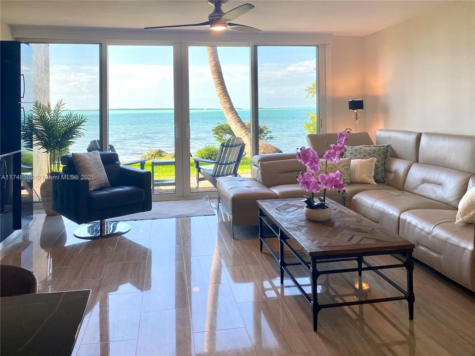 Open Water Views from Living Room