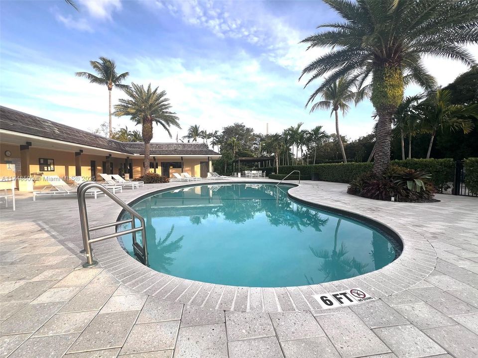 One of three heated pools