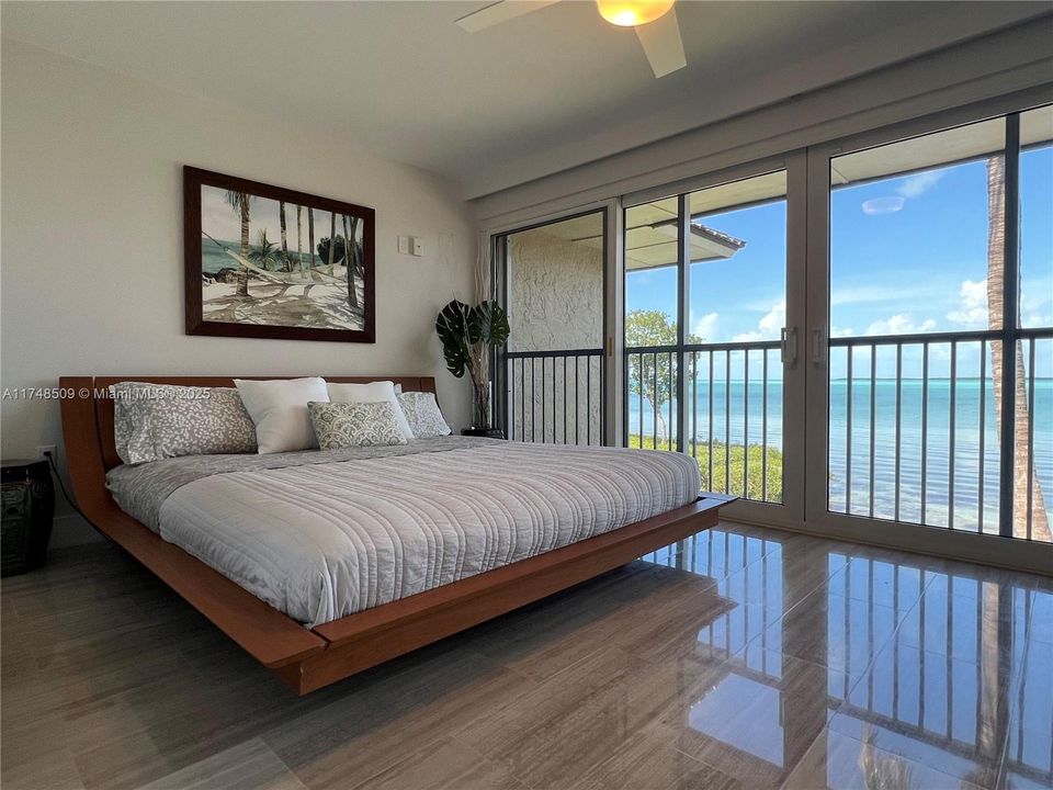 Primary Bedroom with water views