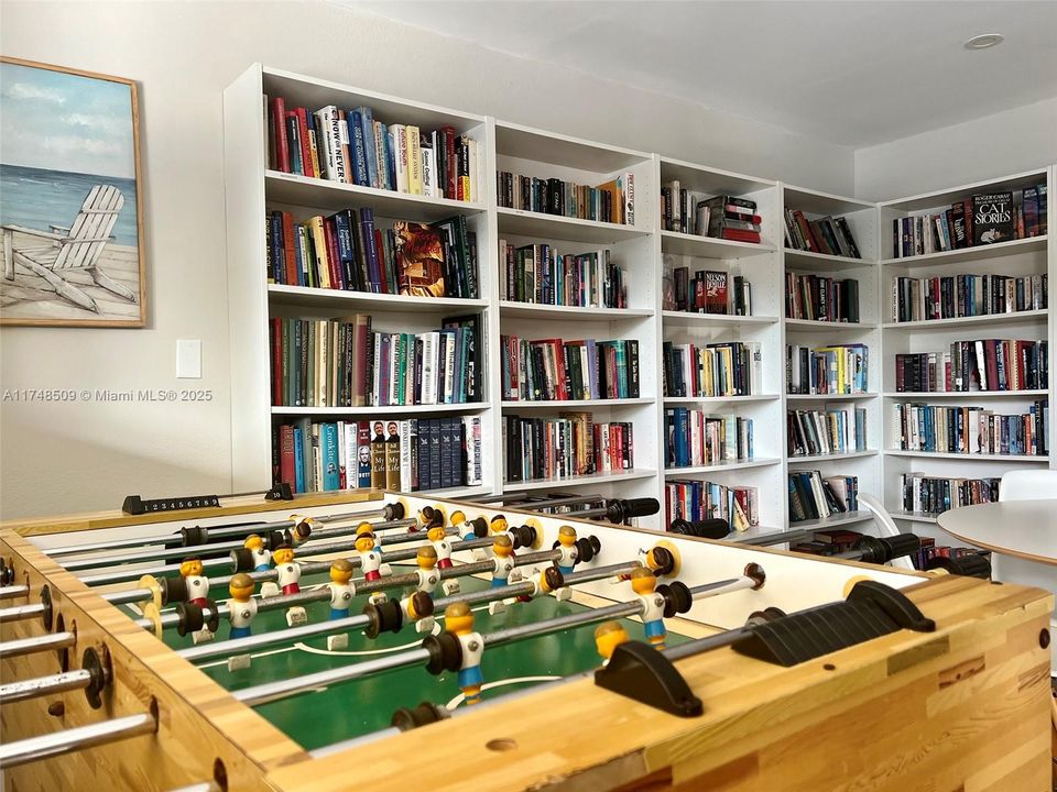 Library and Game Room