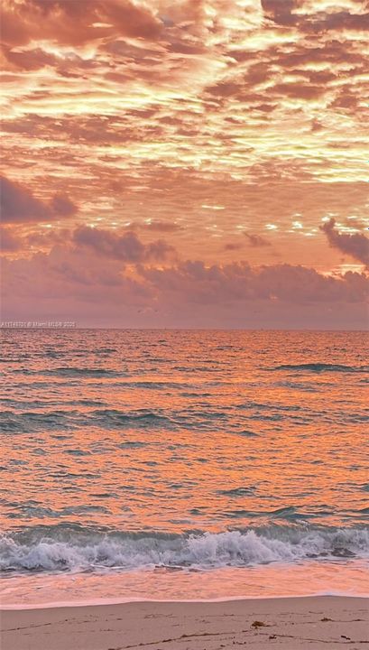 Ocean view from bedroom window.