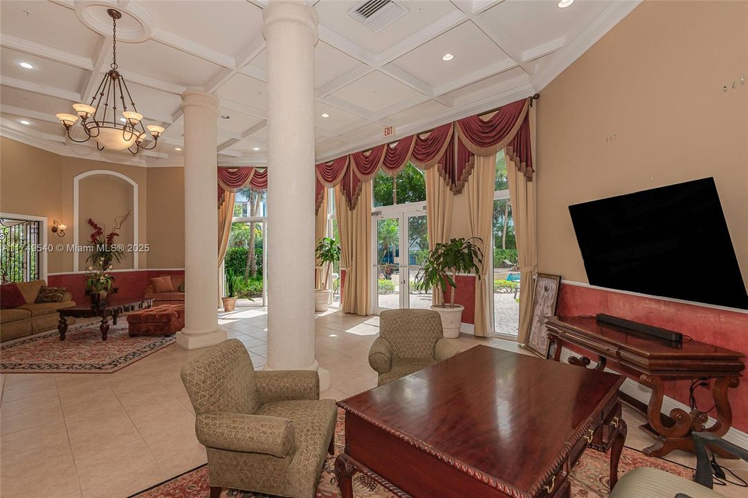 Community room as common area.