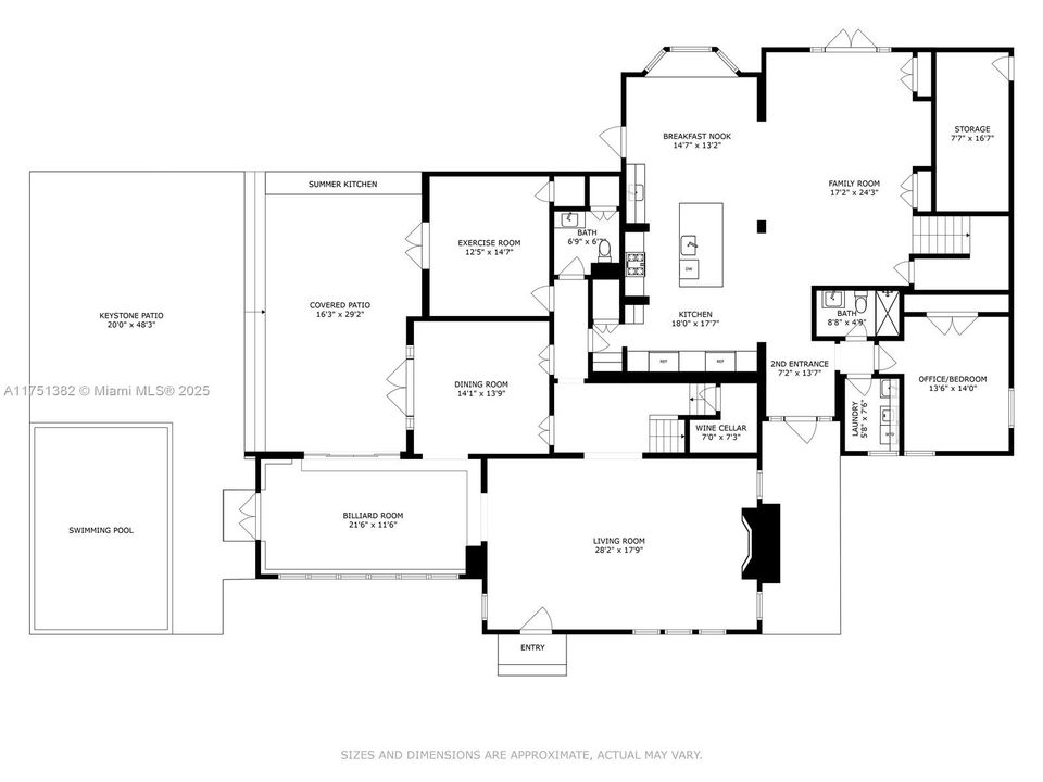 Recently Sold: $6,688,000 (6 beds, 4 baths, 6442 Square Feet)