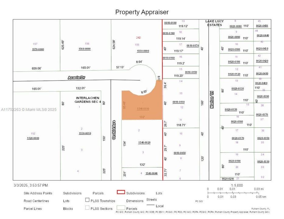 На продажу: $12,000 (0.29 acres)