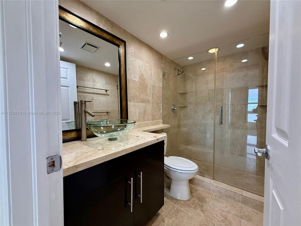 Remodeled master bathroom!