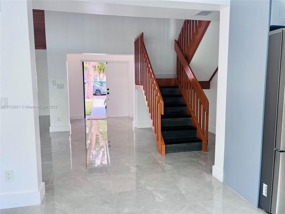 View from the kitchen/dining