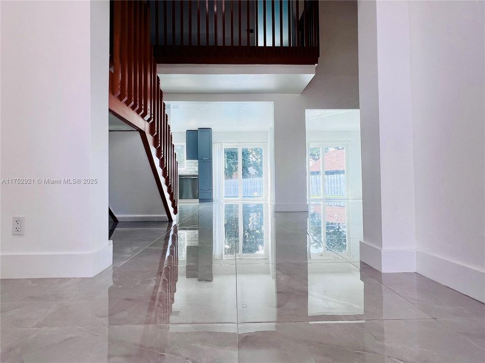 View from the entrance