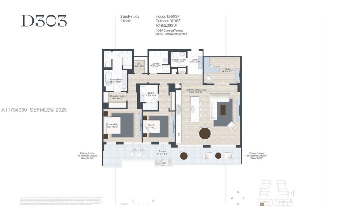 Active With Contract: $2,100,000 (2 beds, 2 baths, 1995 Square Feet)