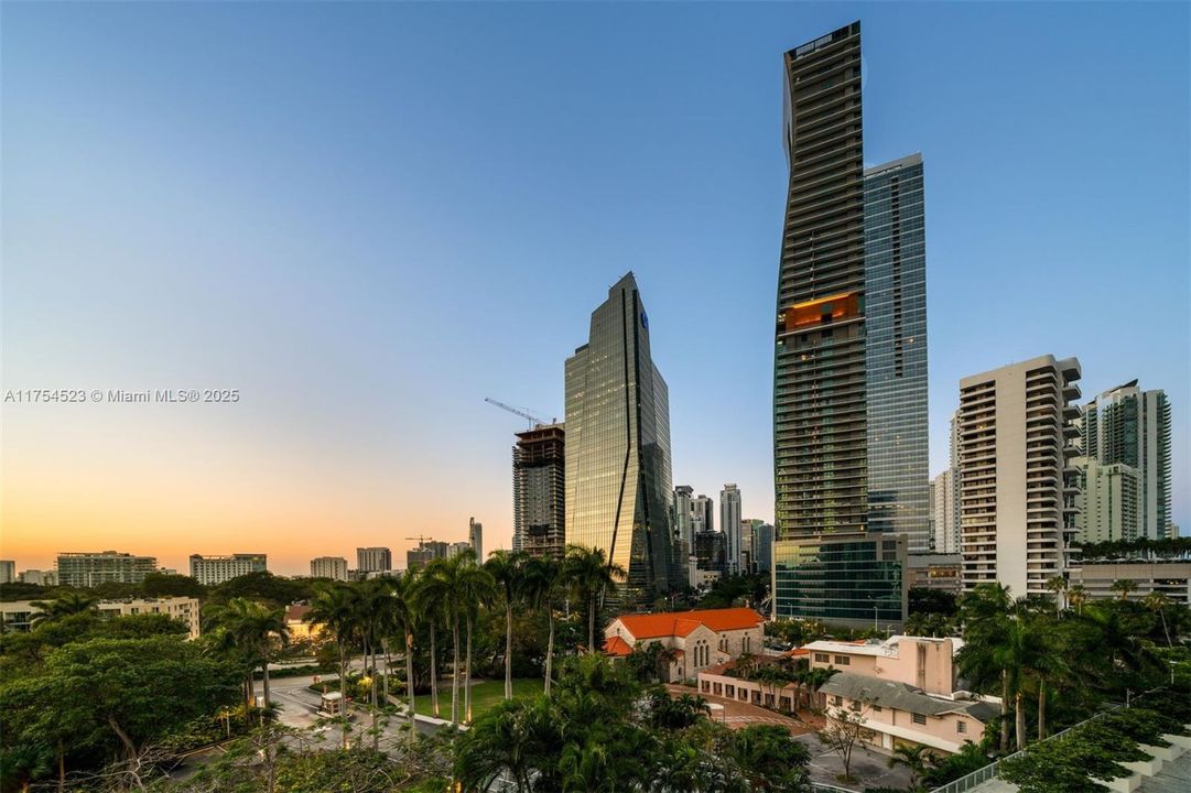 City skyline from 2nd balcony