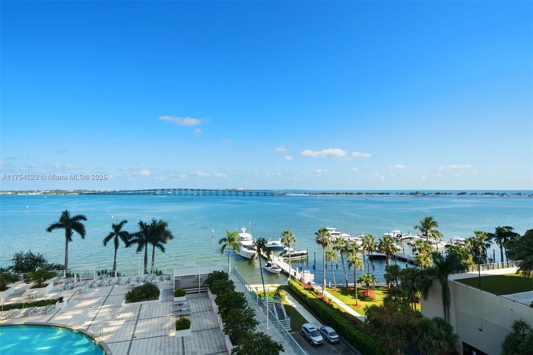 Direct bay views from SE balcony