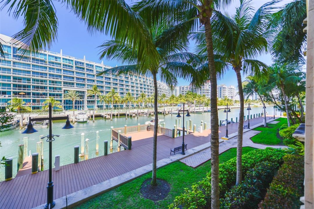 view from the balcony