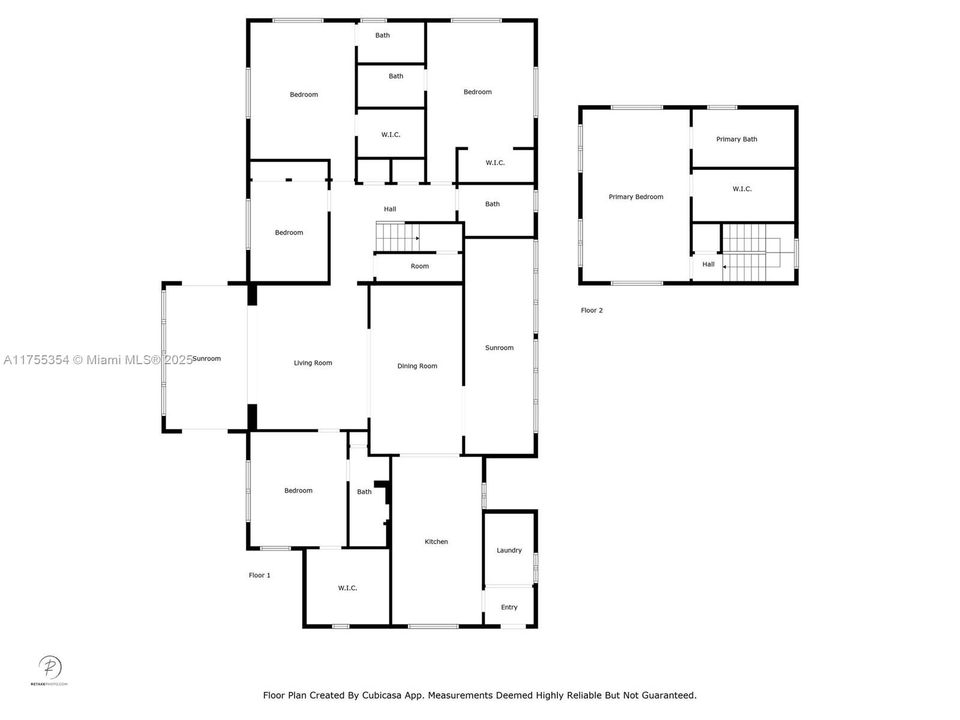 First and second floor