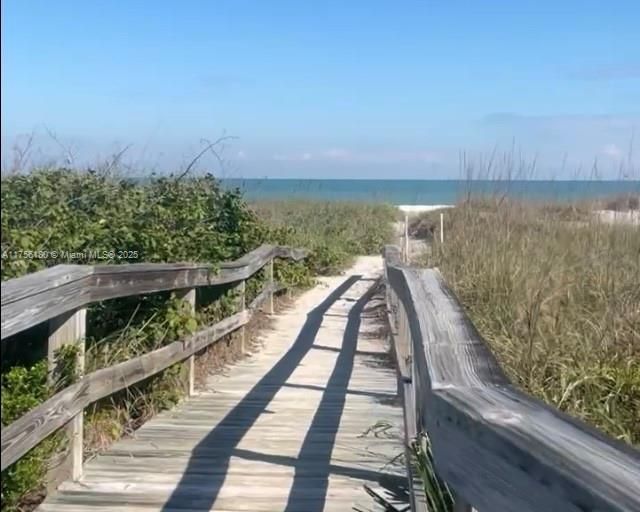 Board walk on property