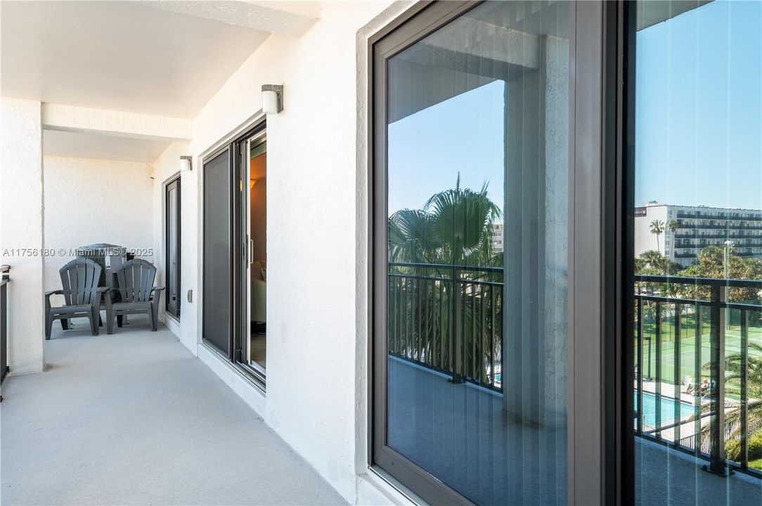 Full Balcony, exits from 3-rms.