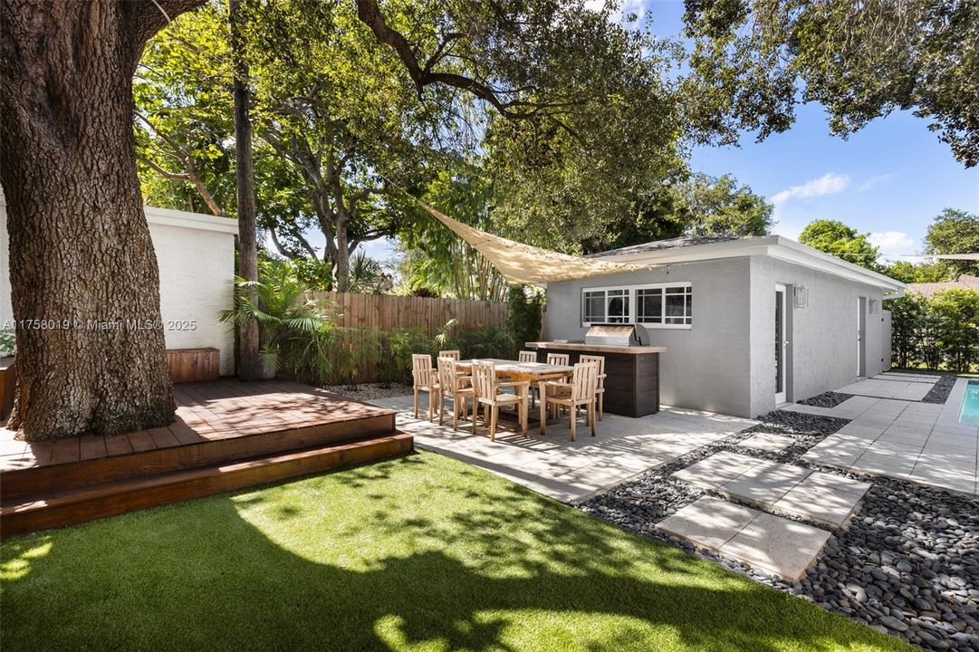 Backyard and Guest House