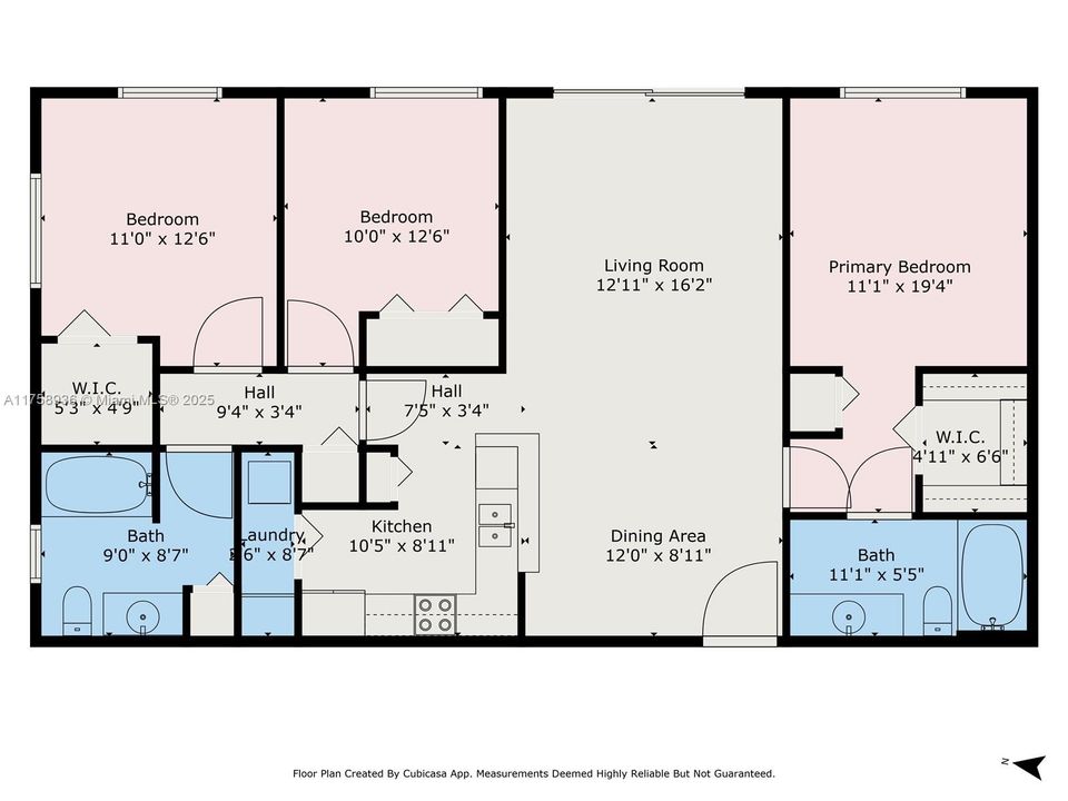 Recently Sold: $400,000 (3 beds, 2 baths, 1185 Square Feet)
