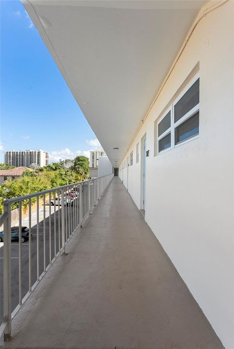 Brand new high impact front door with digital lock on handle for easy access.