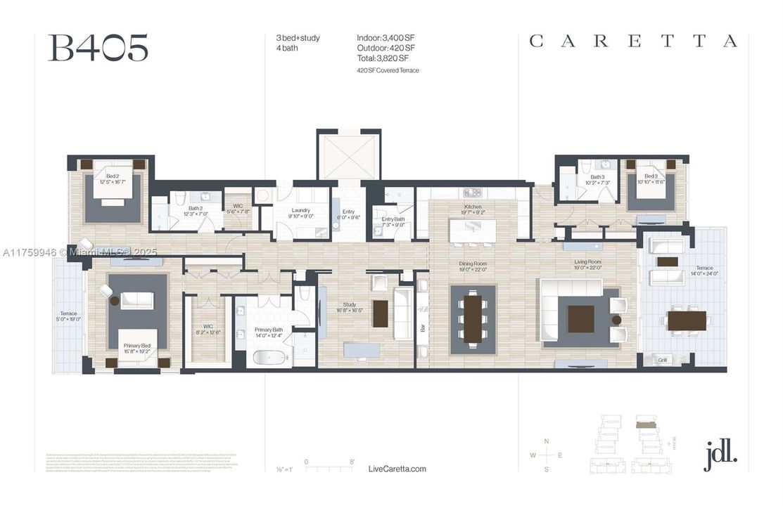 For Sale: $4,100,000 (3 beds, 4 baths, 3400 Square Feet)