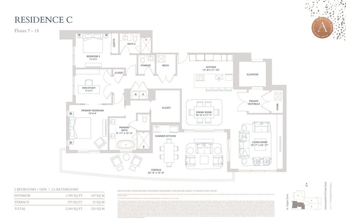 Residence C Floors 7-18